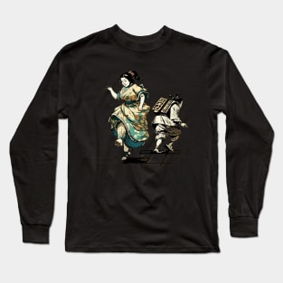 Hopscotch Geisha Long Sleeve T-Shirt